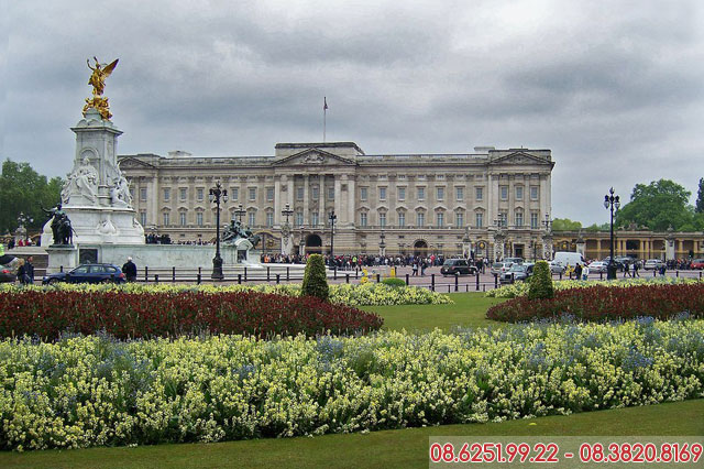 Vẻ đẹp quyến rũ của cung điện Buckingham